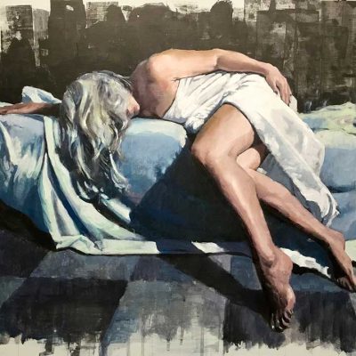 Figure Study 10. Oils on 80x60cm board. POA 