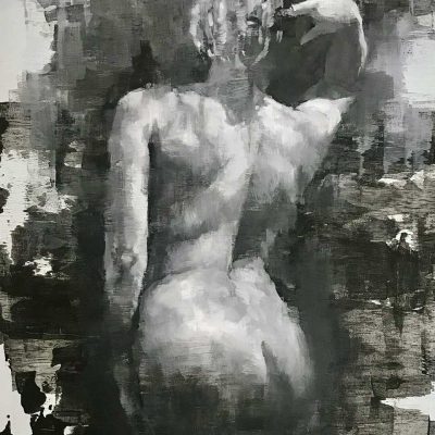 Figure Study 12. Oils on 50x80cm board. POA