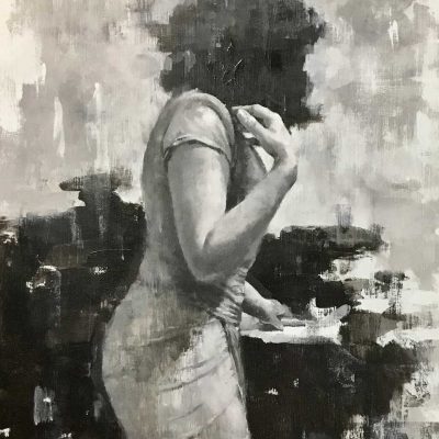 Figure Study 3. Oils on 40x60cm board. POA