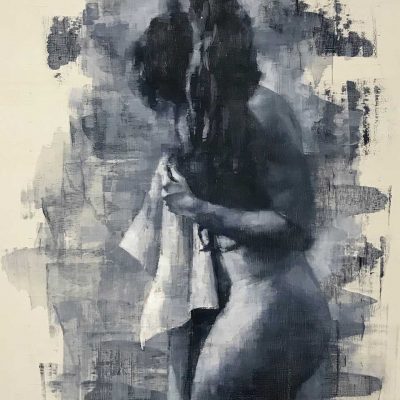 Figure Study 7. Oils on 40x60cm board. POA