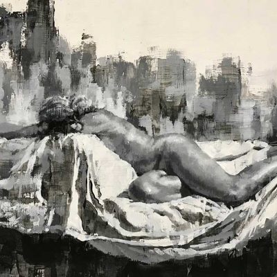 Figure Study 8. Oils on 60x40cm board. POA