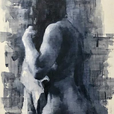 Figure Study 9. Oils on 40x50cm board. POA
