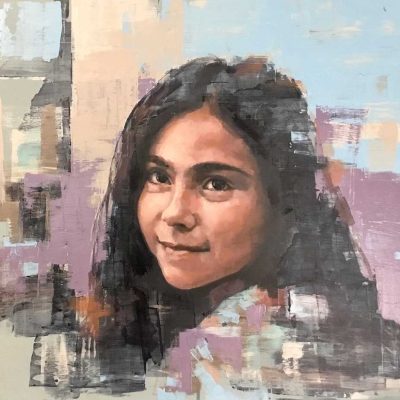 A.C. Portrait. Oils on 60x50 board. NFS