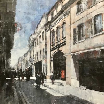Main Street 3. Oils on 80x60cm board. SOLD