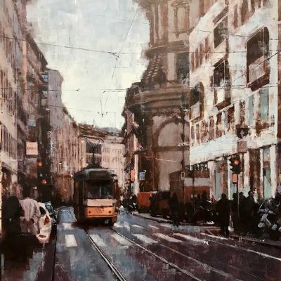 Milan. Oils on 60x80cm board. POA
