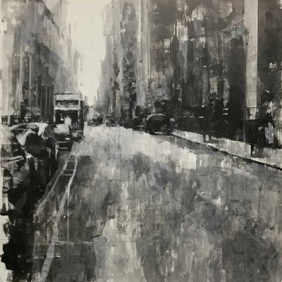 New York 3. Oils on 50x50cm board. POA