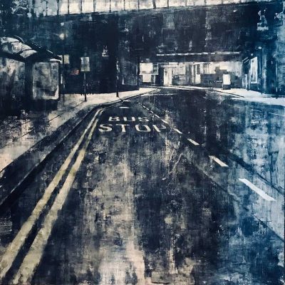 Underpass. Oils on 60x60cm board. POA
